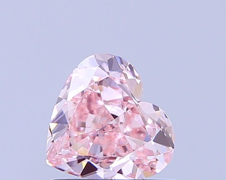 Loose Diamond - HEART 1.0ct Fancy Intense Pink VS1: Loose Diamond - HEART 1.0ct Fancy Intense Pink VS1 Source: This is a real non-mined Diamond that has been grown in a lab Shape: HEART Carats: 1.0 Color: Fancy Intense Pink Certification: IGI Video: