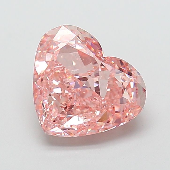 Loose Diamond - HEART 5.06ct Fancy Intense Pink VS1: Loose Diamond - HEART 5.06ct Fancy Intense Pink VS1 Source: This is a real non-mined Diamond that has been grown in a lab Shape: HEART Carats: 5.06 Color: Fancy Intense Pink Certification: IGI Video:
