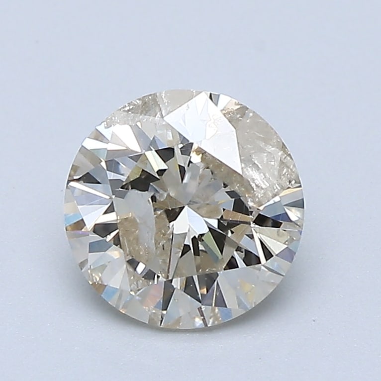 Loose Diamond - Round 1.23ct K* I2: Loose Diamond - Round 1.23ct K* I2 Source: Natural Mined Diamond Shape: Round Carats: 1.23 Color: K* Clarity: I2 Certification: IGI Condition: Pre-Owned PLEASE NOTE: Framed, Large, or heavy items do n