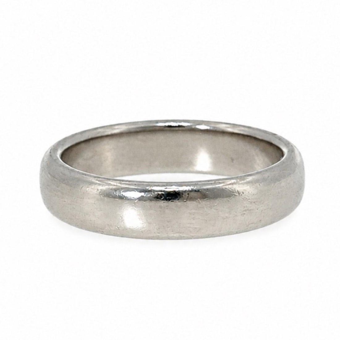 Tiffany Co platinum ring band size 7 9.1g (1 of 3)