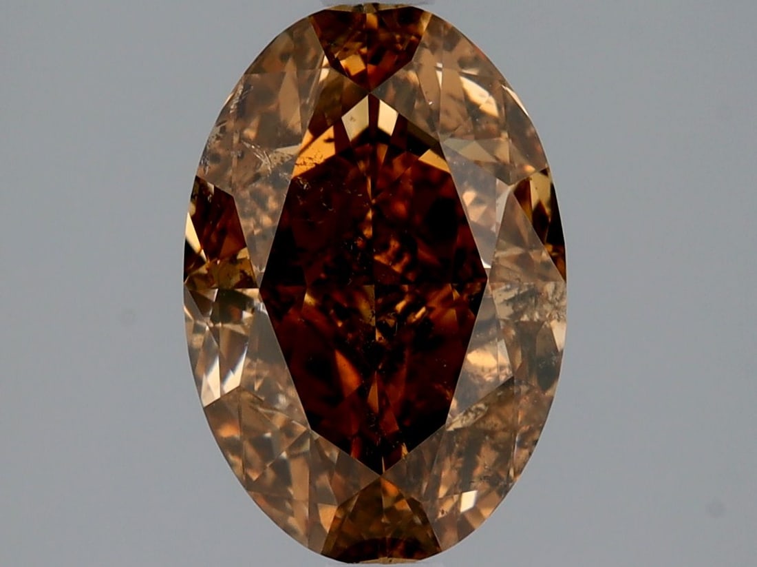 Loose Diamond - OVAL 2.01ct Fancy Orange Orange Brown SI2 (1 of 1)