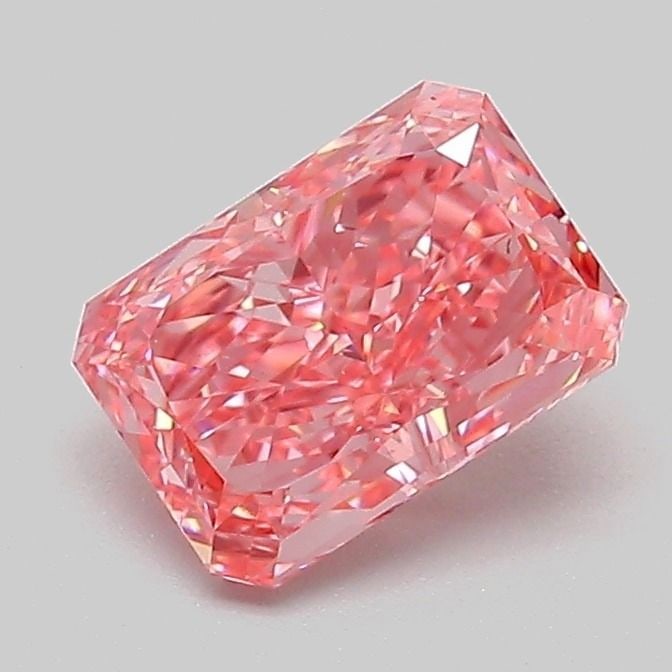 Loose Diamond - RADIANT 1.08ct Fancy Vivid Pink VVS2: Loose Diamond - RADIANT 1.08ct Fancy Vivid Pink VVS2 Source: This is a real non-mined Diamond that has been grown in a lab Shape: RADIANT Carats: 1.08 Color: Fancy Vivid Pink Certification: IGI Video: