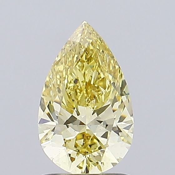 Loose Diamond - PEAR 1.09ct Fancy Yellow VS2: Loose Diamond - PEAR 1.09ct Fancy Yellow VS2 Source: This is a real non-mined Diamond that has been grown in a lab Shape: PEAR Carats: 1.09 Color: Fancy Yellow Certification: IGI Video: