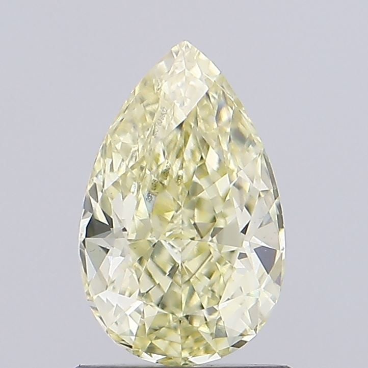 Loose Diamond - PEAR 1.01ct Fancy Light Yellow VS1: Loose Diamond - PEAR 1.01ct Fancy Light Yellow VS1 Source: This is a real non-mined Diamond that has been grown in a lab Shape: PEAR Carats: 1.01 Color: Fancy Light Yellow Certification: IGI Video:
