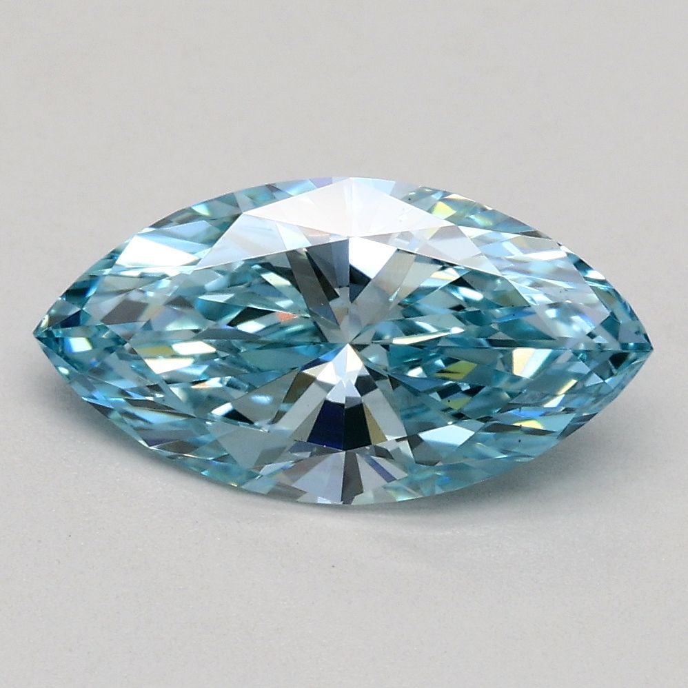 Loose Diamond - MARQUISE 1.2ct Fancy Intense Blue VS2: Loose Diamond - MARQUISE 1.2ct Fancy Intense Blue VS2 Source: This is a real non-mined Diamond that has been grown in a lab Shape: MARQUISE Carats: 1.2 Color: Fancy Intense Blue Certification: IGI Vid