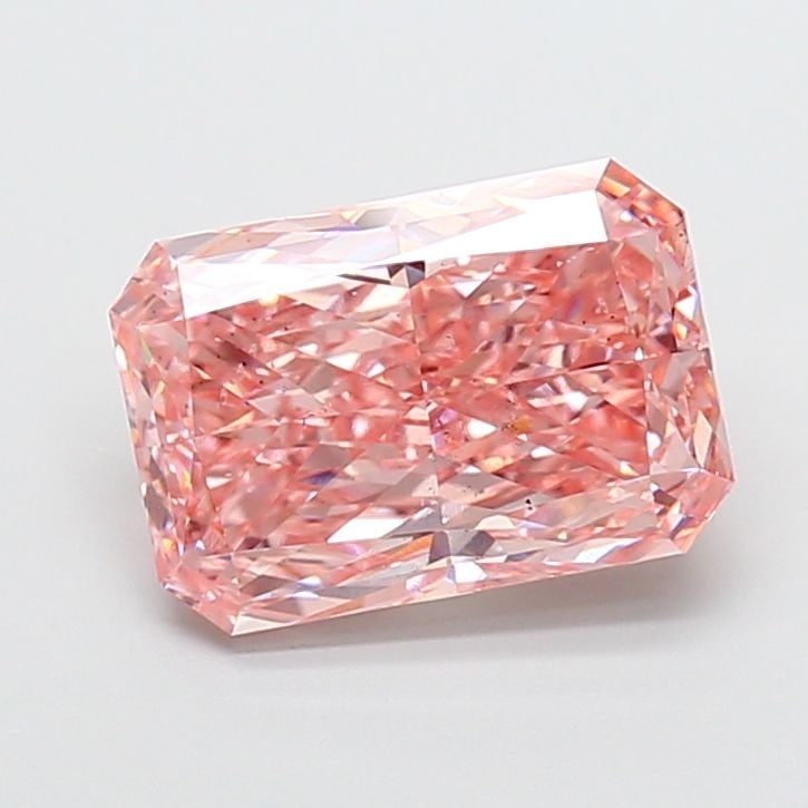 Loose Diamond - RADIANT 4.0ct Fancy Vivid Pink VS2: Loose Diamond - RADIANT 4.0ct Fancy Vivid Pink VS2 Source: This is a real non-mined Diamond that has been grown in a lab Shape: RADIANT Carats: 4.0 Color: Fancy Vivid Pink Certification: IGI Video: