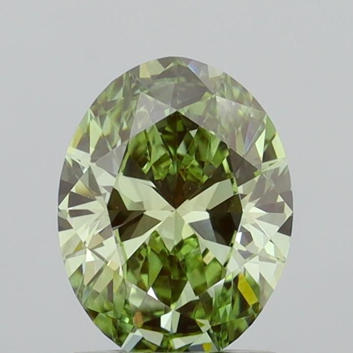 Loose Diamond - OVAL 1.01ct Fancy Vivid Green VVS1: Loose Diamond - OVAL 1.01ct Fancy Vivid Green VVS1 Source: This is a real non-mined Diamond that has been grown in a lab Shape: OVAL Carats: 1.01 Color: Fancy Vivid Green Certification: IGI Video:
