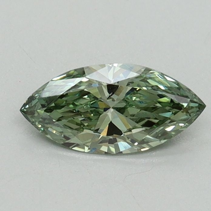 Loose Diamond - MARQUISE 0.44ct Fancy Vivid Green VVS2: Loose Diamond - MARQUISE 0.44ct Fancy Vivid Green VVS2 Source: This is a real non-mined Diamond that has been grown in a lab Shape: MARQUISE Carats: 0.44 Color: Fancy Vivid Green Certification: IGI