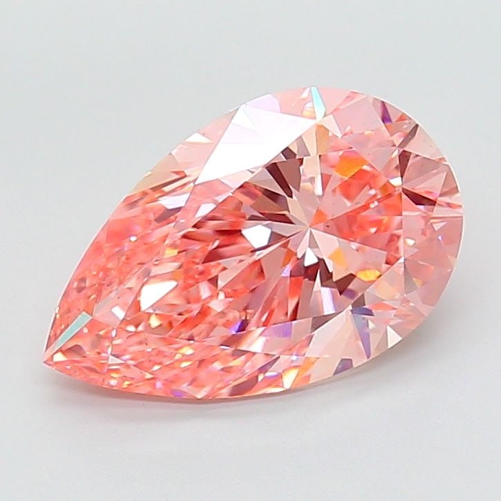 Loose Diamond - PEAR 6.02ct Fancy Vivid Pink VS2: Loose Diamond - PEAR 6.02ct Fancy Vivid Pink VS2 Source: This is a real non-mined Diamond that has been grown in a lab Shape: PEAR Carats: 6.02 Color: Fancy Vivid Pink Certification: IGI PLEASE NOTE: 
