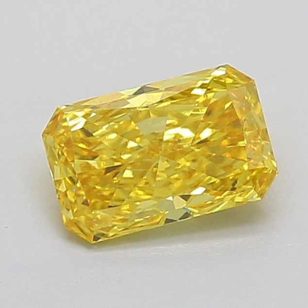 Loose Diamond - RADIANT 2.42ct Fancy Vivid Yellow VS1: Loose Diamond - RADIANT 2.42ct Fancy Vivid Yellow VS1 Source: This is a real non-mined Diamond that has been grown in a lab Shape: RADIANT Carats: 2.42 Color: Fancy Vivid Yellow Certification: IGI Vid