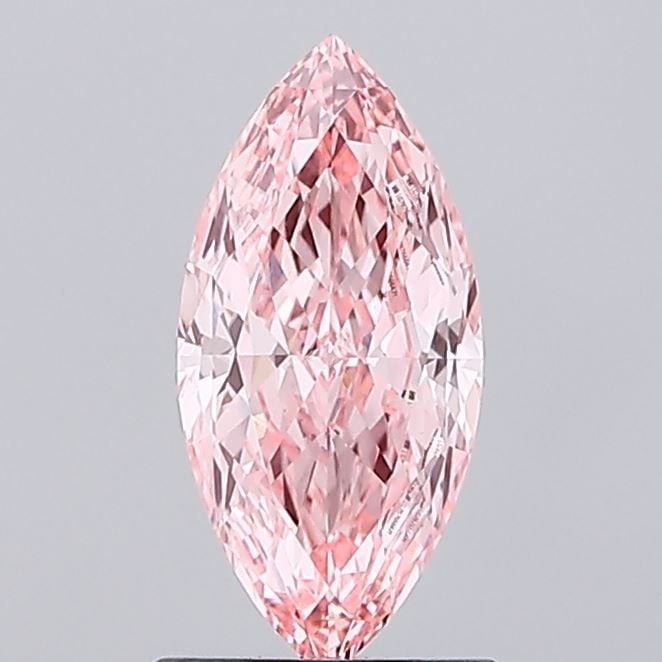 Loose Diamond - MARQUISE 1.01ct Fancy Vivid Pink VVS2: Loose Diamond - MARQUISE 1.01ct Fancy Vivid Pink VVS2 Source: This is a real non-mined Diamond that has been grown in a lab Shape: MARQUISE Carats: 1.01 Color: Fancy Vivid Pink Certification: IGI Vide