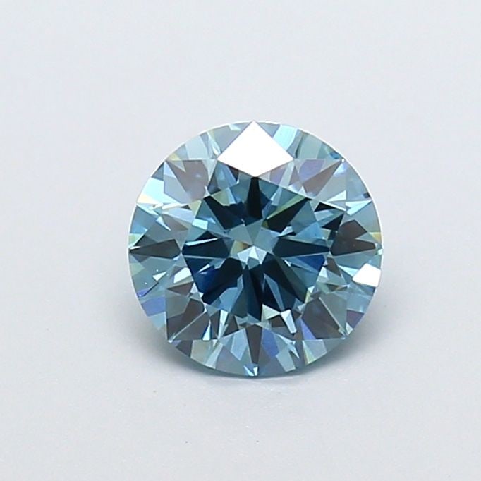 Ideal Loose Diamond - ROUND 1.09ct Fancy Vivid Blue VS1: Ideal Loose Diamond - ROUND 1.09ct Fancy Vivid Blue VS1 Source: This is a real non-mined Diamond that has been grown in a lab Shape: ROUND Carats: 1.09 Color: Fancy Vivid Blue Certification: IGI Video