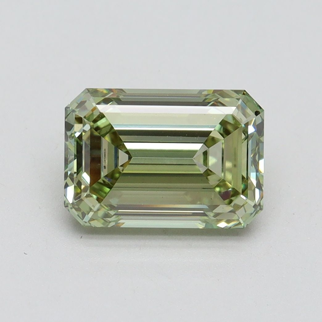 Loose Diamond - EMERALD 2.19ct Fancy Intense Green VS1: Loose Diamond - EMERALD 2.19ct Fancy Intense Green VS1 Source: This is a real non-mined Diamond that has been grown in a lab Shape: EMERALD Carats: 2.19 Color: Fancy Intense Green Certification: IGI V