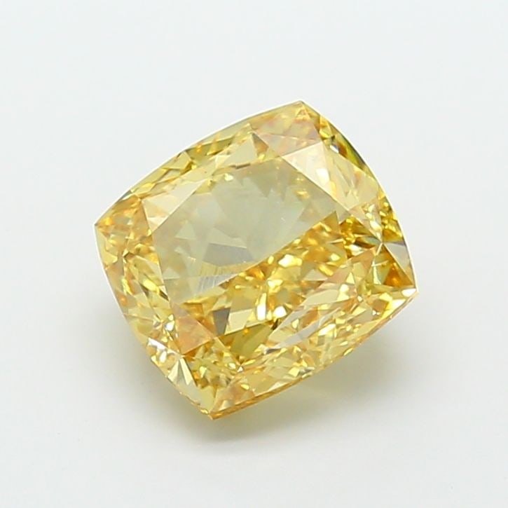 Loose Diamond - CUSHION MODIFIED 6.04ct Fancy Intense Yellow VS1: Loose Diamond - CUSHION MODIFIED 6.04ct Fancy Intense Yellow VS1 Source: This is a real non-mined Diamond that has been grown in a lab Shape: CUSHION MODIFIED Carats: 6.04 Color: Fancy Intense Yellow