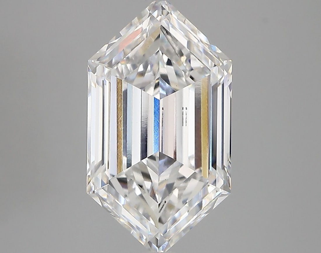 Loose Diamond - HEXAGONAL 4.16ct D VVS2: Loose Diamond - HEXAGONAL 4.16ct D VVS2 Source: This is a real non-mined Diamond that has been grown in a lab Shape: HEXAGONAL Carats: 4.16 Color: D Clarity: VVS2 Certification: IGI Video: Video Link