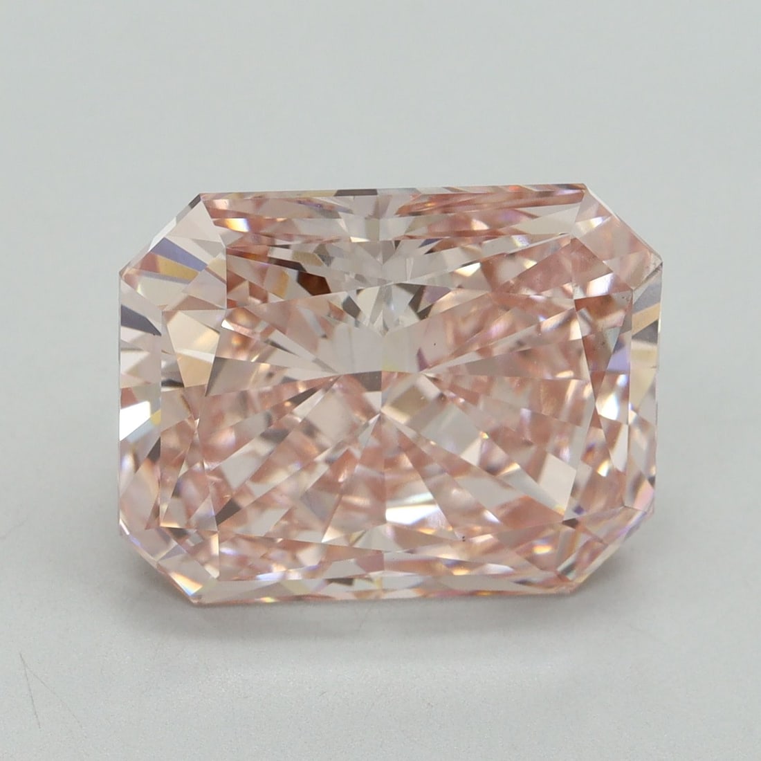 Loose Diamond - RADIANT 9.74ct Fancy Intense Pink VS1: Loose Diamond - RADIANT 9.74ct Fancy Intense Pink VS1 Source: This is a real non-mined Diamond that has been grown in a lab Shape: RADIANT Carats: 9.74 Color: Fancy Intense Pink Certification: IGI Vid