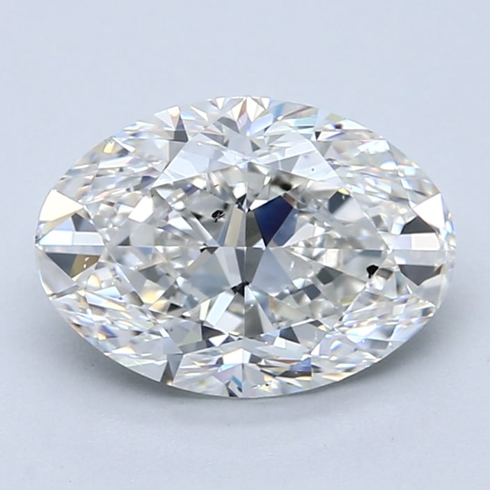 Loose Diamond - OVAL 2.5ct G SI1: Loose Diamond - OVAL 2.5ct G SI1 Source: Natural Mined Diamond Shape: OVAL Carats: 2.5 Color: G Clarity: SI1 Certification: GIA Condition: Pre-Owned PLEASE NOTE: Framed, Large, or heavy items do not h