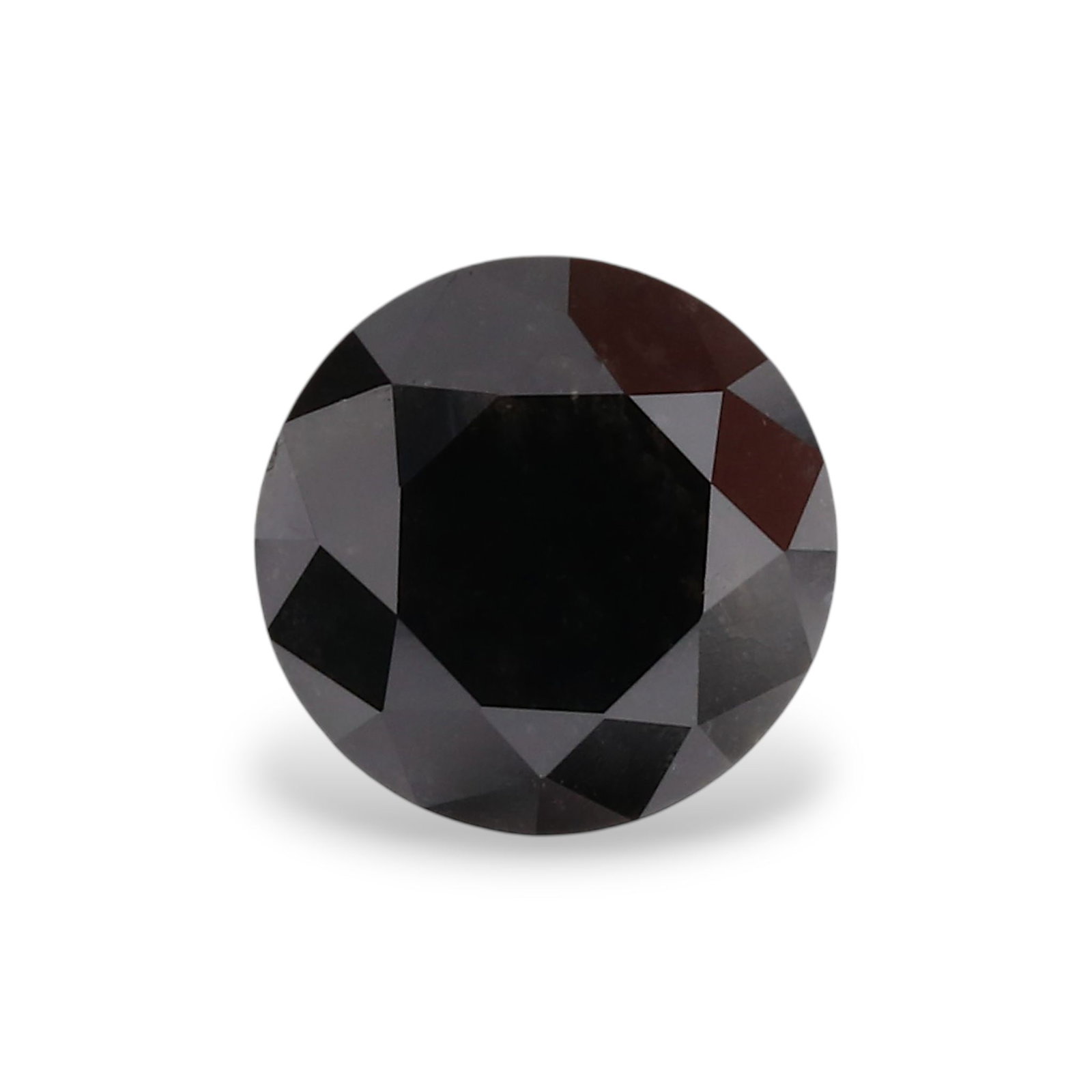 Loose Diamond - ROUND 0.61ct Fancy Black VVS2: Loose Diamond - ROUND 0.61ct Fancy Black VVS2 Source: Natural Shape: ROUND Carats: 0.61 Color: Fancy Black Certification: GIA Video: