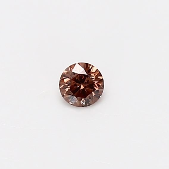 Loose Diamond - ROUND 0.1ct Fancy Pink Brown: Loose Diamond - ROUND 0.1ct Fancy Pink Brown Source: Natural Shape: ROUND Carats: 0.1 Color: Fancy Pink Brown Certification: GIA Video: