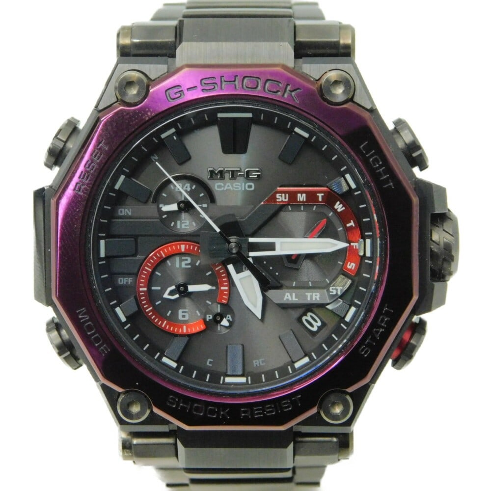 CASIO MTG-B2000BD-1A4JF G-SHOCK men's Tough Solar wristwatch: CASIO MTG-B2000BD-1A4JF G-SHOCK men's Tough Solar wristwatch CASIO G-SHOCK MTG-B2000BD-1A4JF men's wristwatch with Tough Solar movement. This used A rank watch shows some minor scratches and scuffs wi