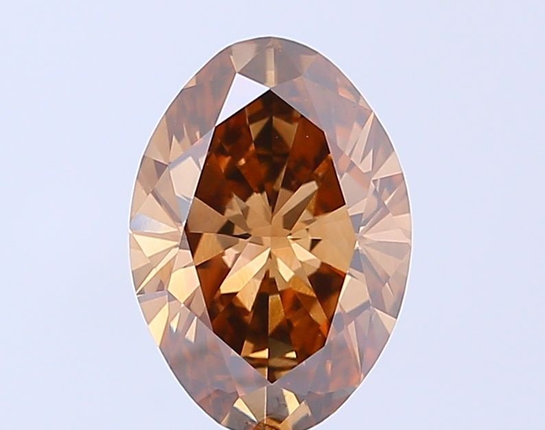 Loose Diamond - OVAL 2.29ct Fancy Orangey Brown VS1: Loose Diamond - OVAL 2.29ct Fancy Orangey Brown VS1 Source: Natural Shape: OVAL Carats: 2.29 Color: Fancy Orangey Brown Certification: NONE Video: