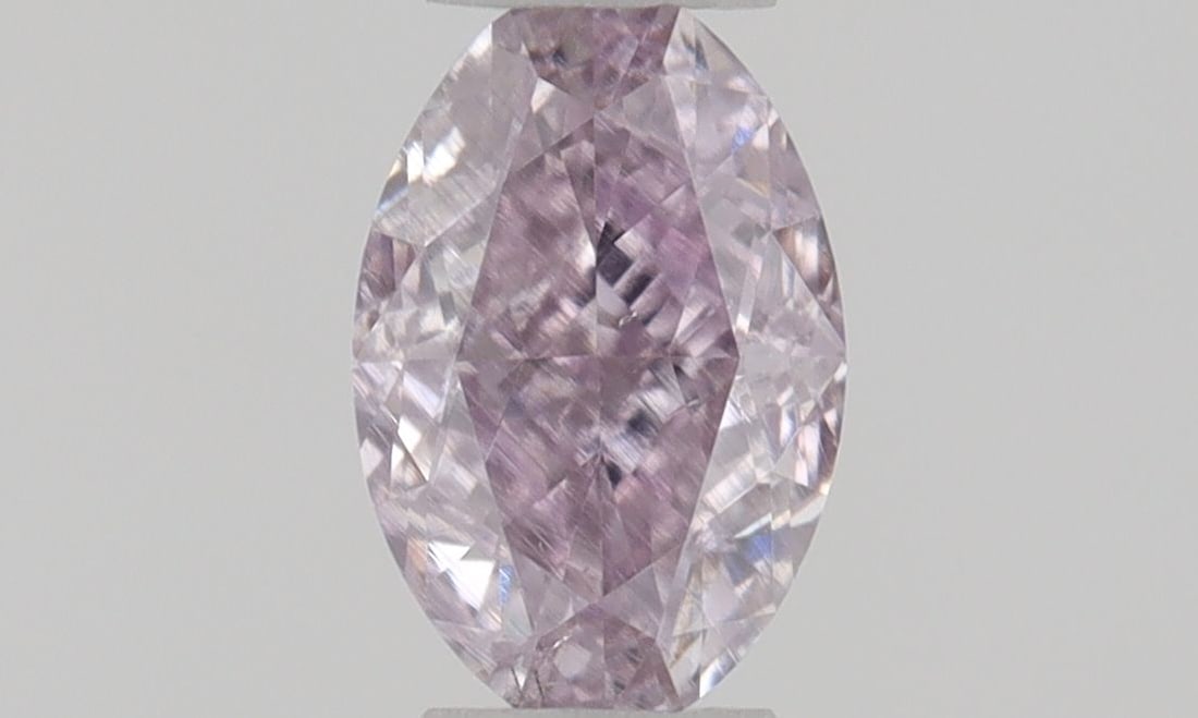 Loose Diamond - OVAL 0.21ct Fancy Pink Purple SI2: Loose Diamond - OVAL 0.21ct Fancy Pink Purple SI2 Source: Natural Shape: OVAL Carats: 0.21 Color: Fancy Pink Purple Certification: GIA Video: