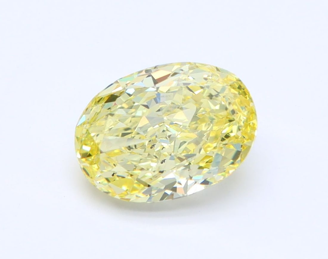 Loose Diamond - OVAL 1.54ct Fancy Intense Yellow SI1: Loose Diamond - OVAL 1.54ct Fancy Intense Yellow SI1 Source: Natural Shape: OVAL Carats: 1.54 Color: Fancy Intense Yellow Certification: GIA Video: