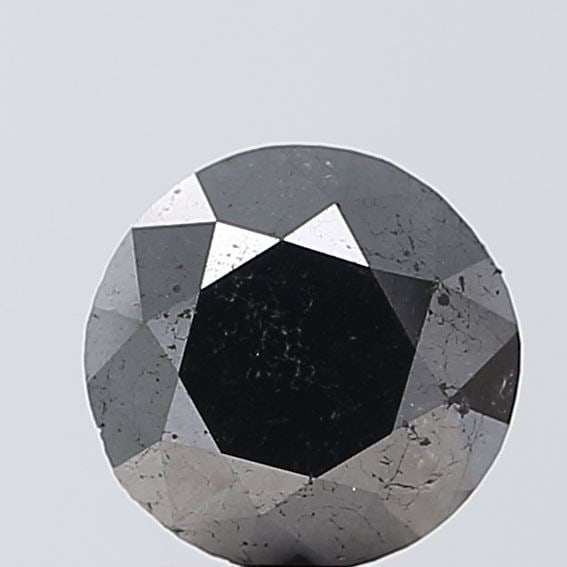 Loose Diamond - ROUND 2.47ct Black I1: Loose Diamond - ROUND 2.47ct Black I1 Source: Natural Shape: ROUND Carats: 2.47 Color: Black Certification: NONE Video: