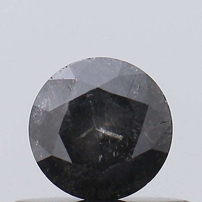 Loose Diamond - ROUND 0.41ct Salt and Pepper I3: Loose Diamond - ROUND 0.41ct Salt and Pepper I3 Source: Natural Shape: ROUND Carats: 0.41 Color: Salt and Pepper Certification: NONE Video: