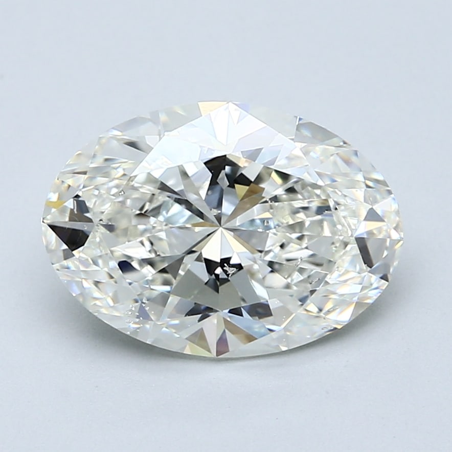 Loose Diamond - OVAL 3.52ct J SI1: Loose Diamond - OVAL 3.52ct J SI1 Source: Natural Mined Diamond Shape: OVAL Carats: 3.52 Color: J Clarity: SI1 Certification: GIA Condition: Pre-Owned PLEASE NOTE: Framed, Large, or heavy items do not