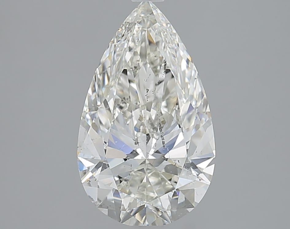 Loose Diamond - PEAR 2.5ct I SI2: Loose Diamond - PEAR 2.5ct I SI2 Source: Natural Mined Diamond Shape: PEAR Carats: 2.5 Color: I Clarity: SI2 Certification: GIA Condition: Pre-Owned PLEASE NOTE: Framed, Large, or heavy items do not h