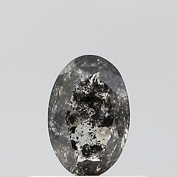 Loose Diamond - OVAL 0.4ct Salt and Pepper VVS2: Loose Diamond - OVAL 0.4ct Salt and Pepper VVS2 Source: Natural Shape: OVAL Carats: 0.4 Color: Salt and Pepper Certification: NONE Video: