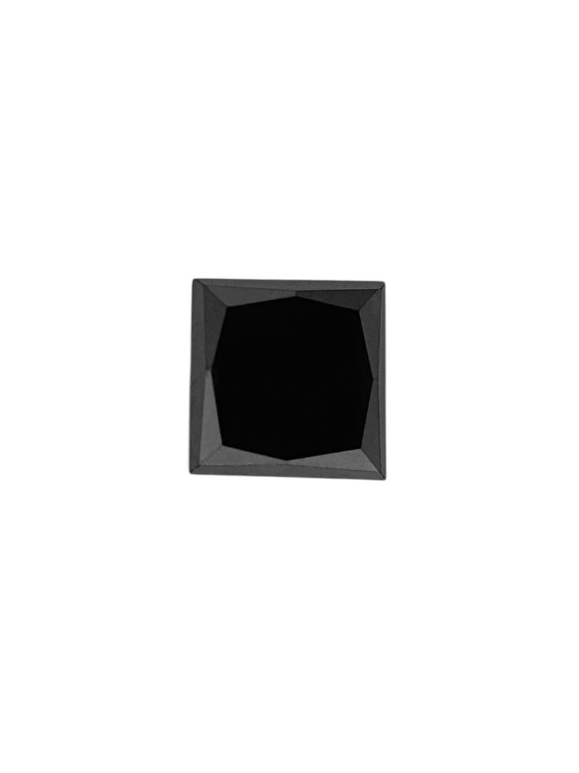 Loose Diamond - PRINCESS 0.3ct Fancy Black VVS2: Loose Diamond - PRINCESS 0.3ct Fancy Black VVS2 Source: Natural Shape: PRINCESS Carats: 0.3 Color: Fancy Black Certification: NONE PLEASE NOTE: Framed, Large, or heavy items do not have shipping costs