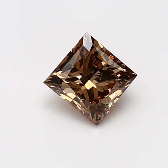 Loose Diamond - PRINCESS 0.62ct Fancy Yellow Brown SI2: Loose Diamond - PRINCESS 0.62ct Fancy Yellow Brown SI2 Source: Natural Shape: PRINCESS Carats: 0.62 Color: Fancy Yellow Brown Certification: GIA Video: