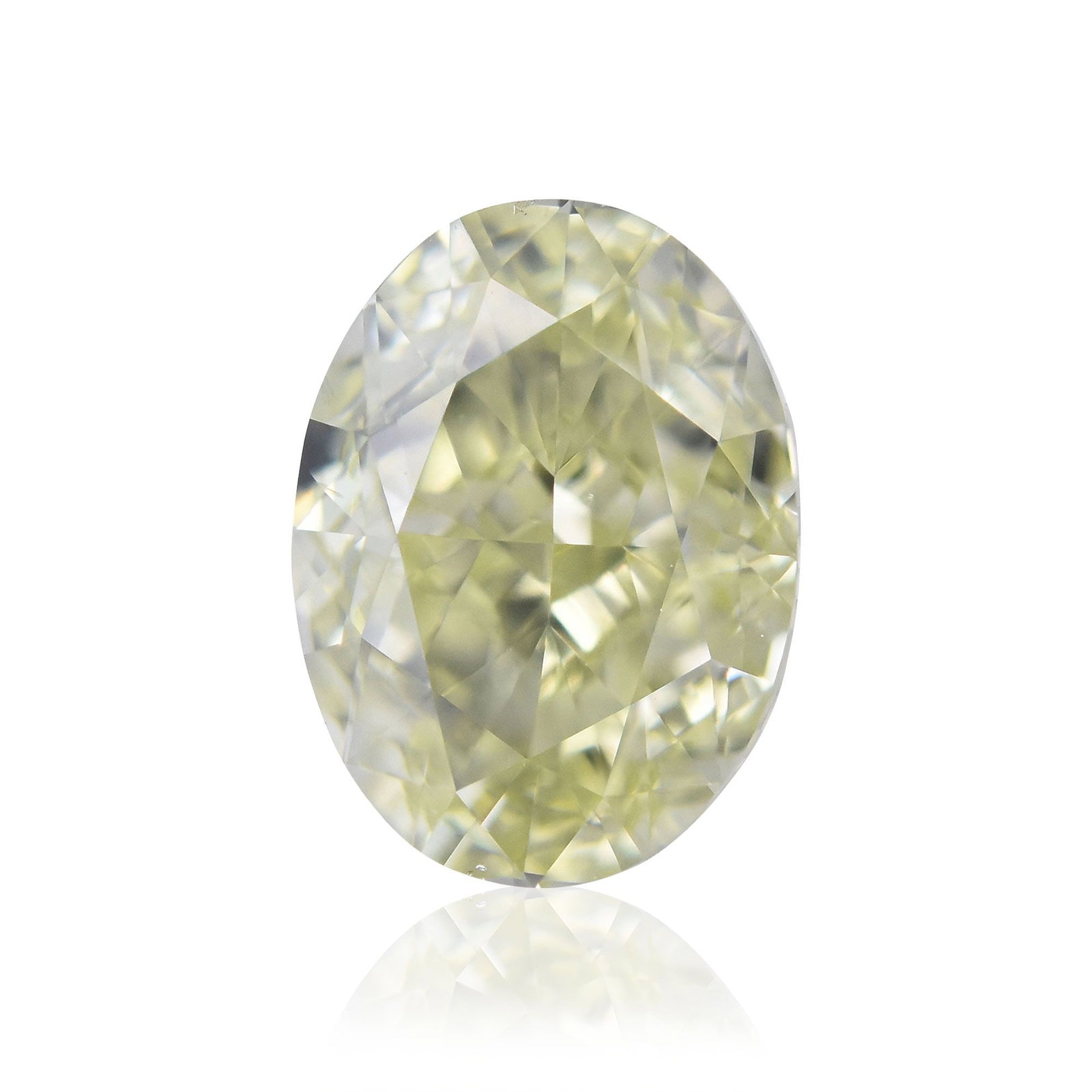 Loose Diamond - OVAL 1.25ct Fancy Light Greenish Yellow VS2: Loose Diamond - OVAL 1.25ct Fancy Light Greenish Yellow VS2 Source: Natural Shape: OVAL Carats: 1.25 Color: Fancy Light Greenish Yellow Certification: GIA Video: