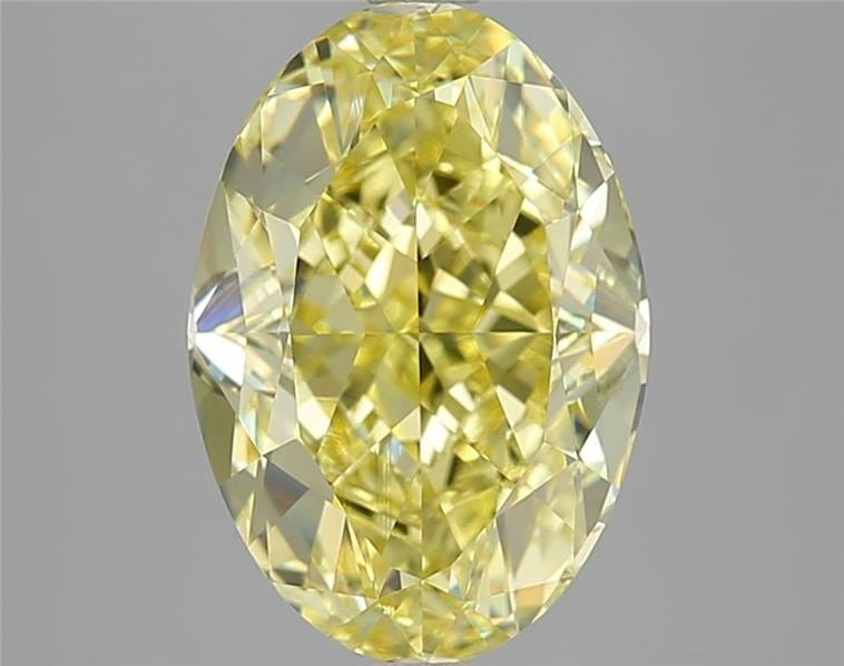 Loose Diamond - OVAL 5.02ct Fancy Intense Yellow VS1: Loose Diamond - OVAL 5.02ct Fancy Intense Yellow VS1 Source: Natural Shape: OVAL Carats: 5.02 Color: Fancy Intense Yellow Certification: GIA Video: