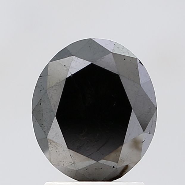 Loose Diamond - OVAL 2.32ct Fancy Black VS1: Loose Diamond - OVAL 2.32ct Fancy Black VS1 Source: Natural Shape: OVAL Carats: 2.32 Color: Fancy Black Certification: NONE Video: