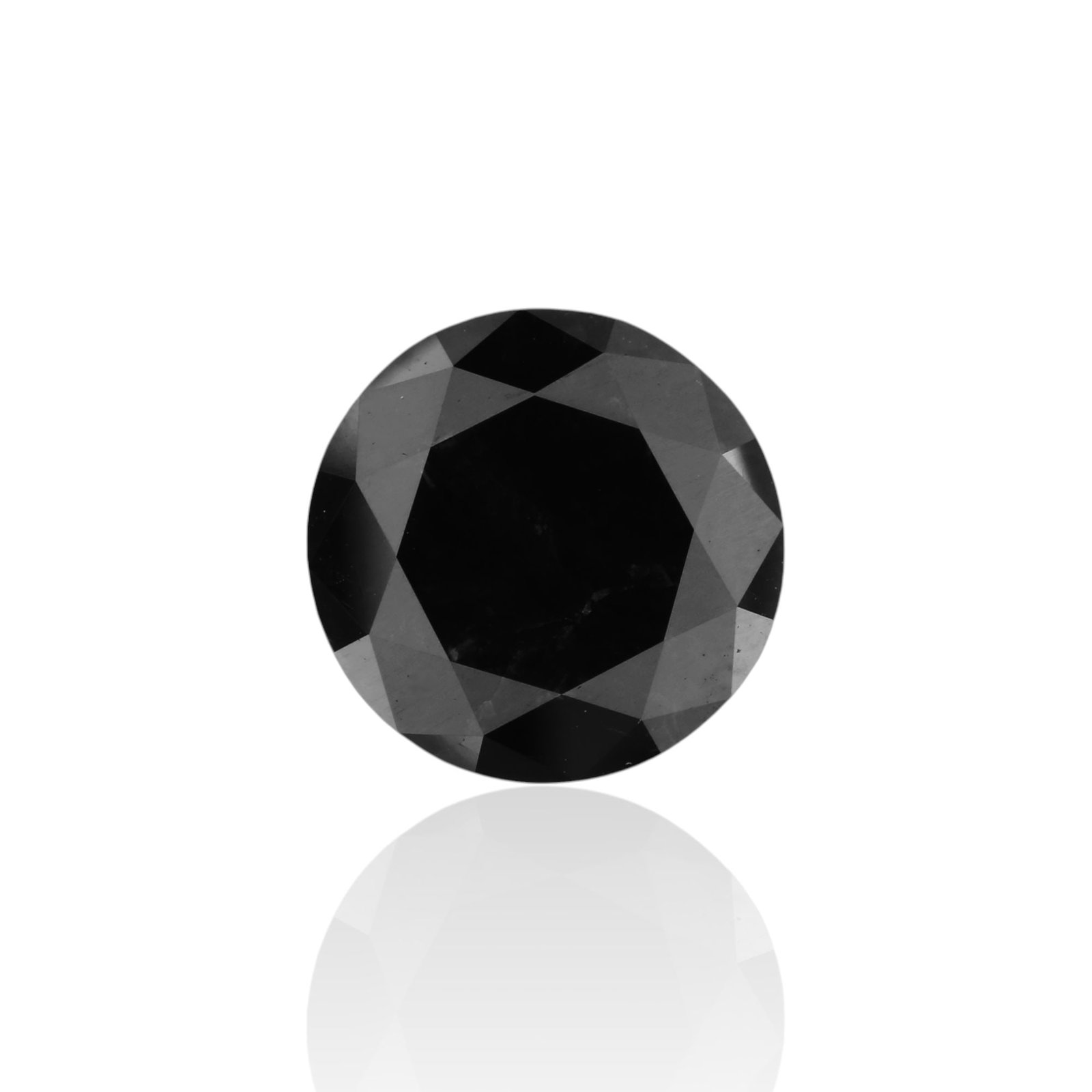 Loose Diamond - ROUND 4.1ct Fancy Black VVS2: Loose Diamond - ROUND 4.1ct Fancy Black VVS2 Source: Natural Shape: ROUND Carats: 4.1 Color: Fancy Black Certification: GIA Video: