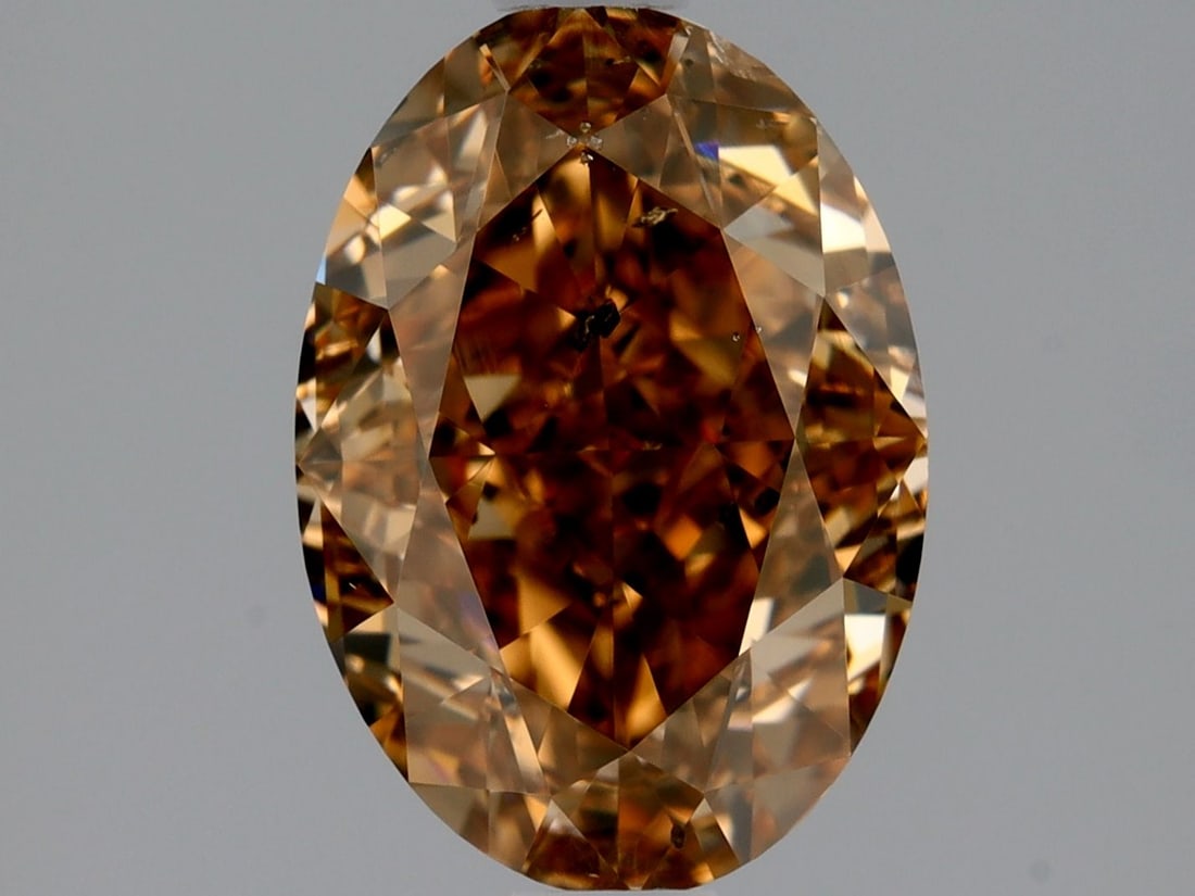 Loose Diamond - OVAL 1.75ct Fancy Deep Brown Yellow SI2: Loose Diamond - OVAL 1.75ct Fancy Deep Brown Yellow SI2 Source: Natural Shape: OVAL Carats: 1.75 Color: Fancy Deep Brown Yellow Certification: GIA Video: