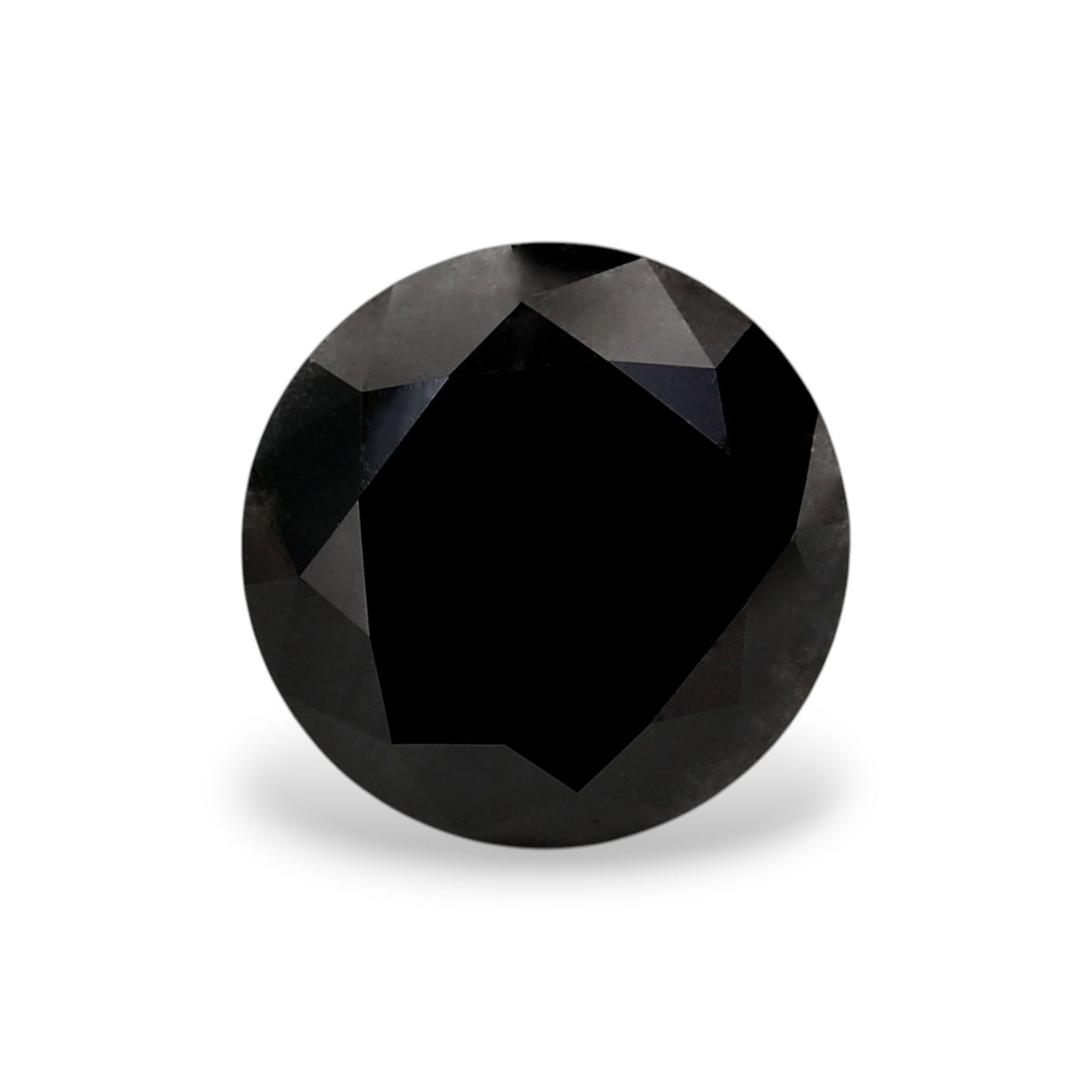 Loose Diamond - ROUND 9.62ct Fancy Black VVS2: Loose Diamond - ROUND 9.62ct Fancy Black VVS2 Source: Natural Shape: ROUND Carats: 9.62 Color: Fancy Black Certification: GIA Video: