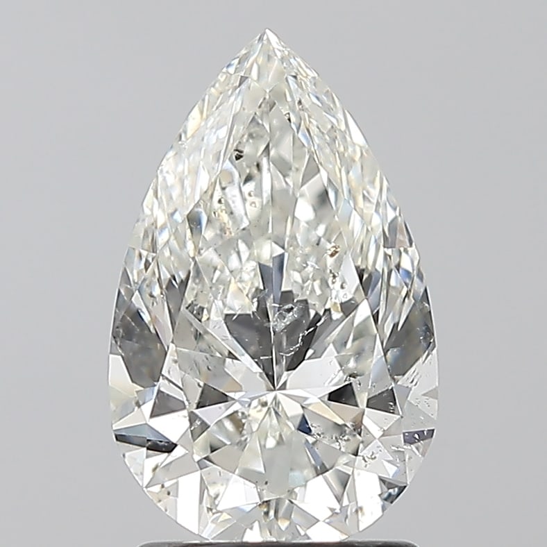 Loose Diamond - PEAR 1.7ct I SI2: Loose Diamond - PEAR 1.7ct I SI2 Source: Natural Mined Diamond Shape: PEAR Carats: 1.7 Color: I Clarity: SI2 Certification: GIA Condition: Pre-Owned PLEASE NOTE: Framed, Large, or heavy items do not h
