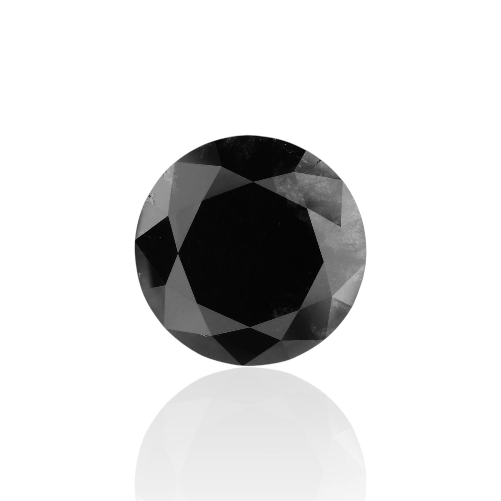 Loose Diamond - ROUND 4.47ct Fancy Black VVS2: Loose Diamond - ROUND 4.47ct Fancy Black VVS2 Source: Natural Shape: ROUND Carats: 4.47 Color: Fancy Black Certification: GIA Video: