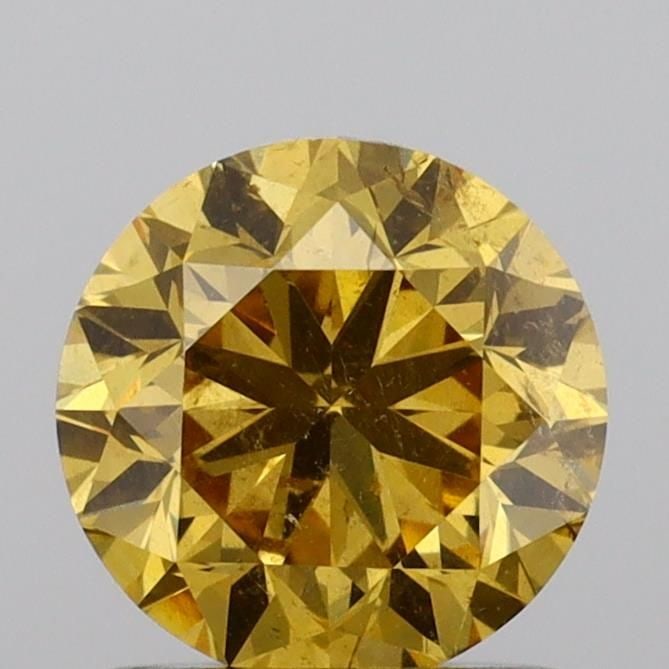 Loose Diamond - ROUND 1.01ct Fancy Brown Yellow I1: Loose Diamond - ROUND 1.01ct Fancy Brown Yellow I1 Source: Natural Shape: ROUND Carats: 1.01 Color: Fancy Brown Yellow Certification: GIA Video: