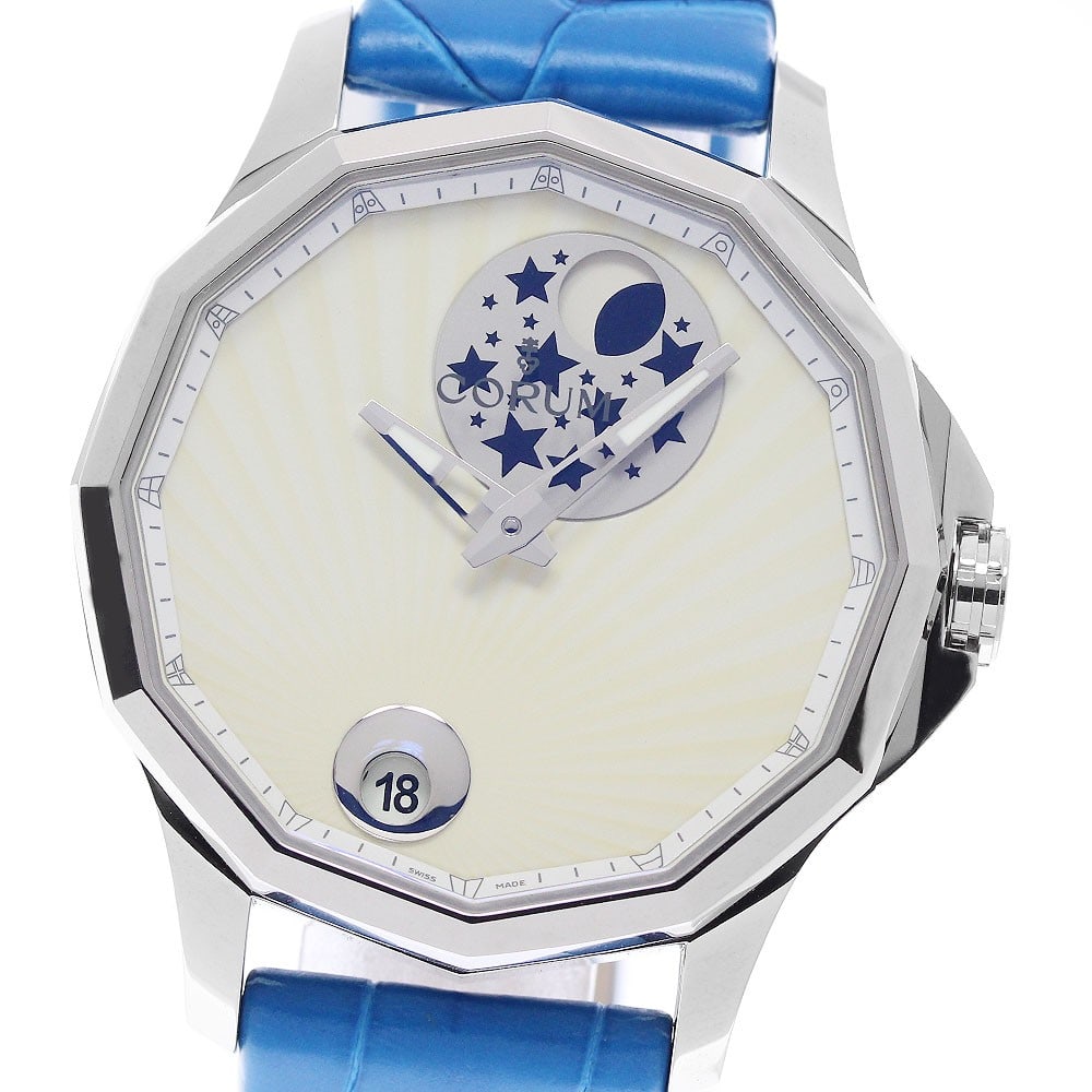 CORUM Admiral's Cup Legend 38 Mystery Moon Automatic Men's Watch 01.0098/B A384/03121 (1 of 6)