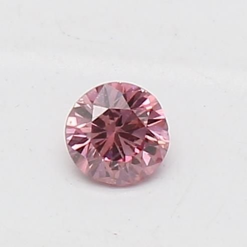 Loose Diamond - ROUND 0.06ct Fancy Intense Pink: Loose Diamond - ROUND 0.06ct Fancy Intense Pink Source: Natural Shape: ROUND Carats: 0.06 Color: Fancy Intense Pink Certification: GIA Video:
