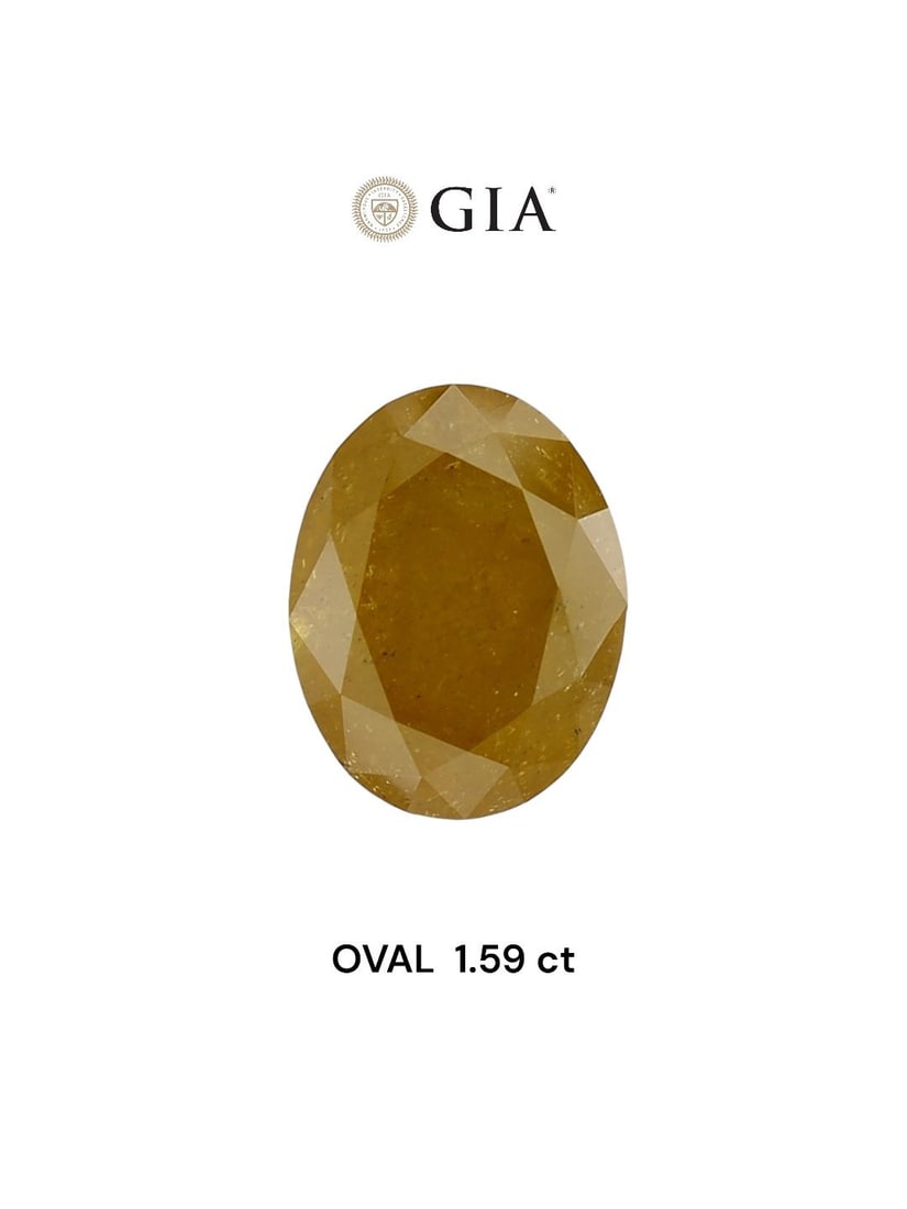 Loose Diamond - OVAL 1.59ct Fancy Deep Orangey Yellow: Loose Diamond - OVAL 1.59ct Fancy Deep Orangey Yellow Source: Natural Shape: OVAL Carats: 1.59 Color: Fancy Deep Orangey Yellow Certification: GIA Video: