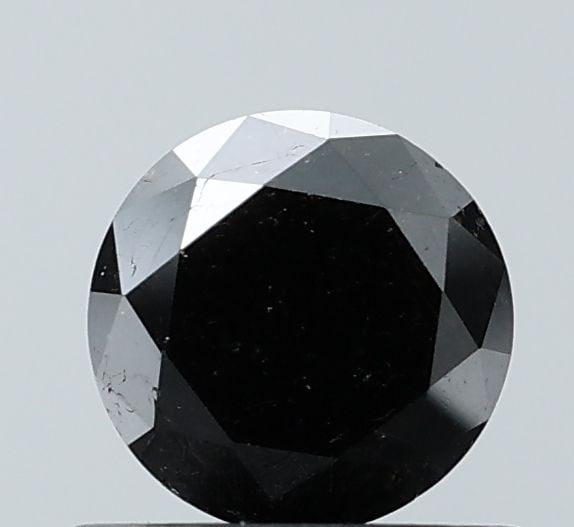 Loose Diamond - ROUND 0.94ct Fancy Black VS1: Loose Diamond - ROUND 0.94ct Fancy Black VS1 Source: Natural Shape: ROUND Carats: 0.94 Color: Fancy Black Certification: NONE Video:
