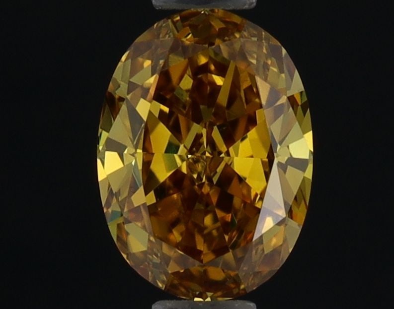 Loose Diamond - OVAL 0.53ct Fancy Deep Brownish Orangey Yellow VS2: Loose Diamond - OVAL 0.53ct Fancy Deep Brownish Orangey Yellow VS2 Source: Natural Shape: OVAL Carats: 0.53 Color: Fancy Deep Brownish Orangey Yellow Certification: GIA Video: Video Link PLEASE NOTE: