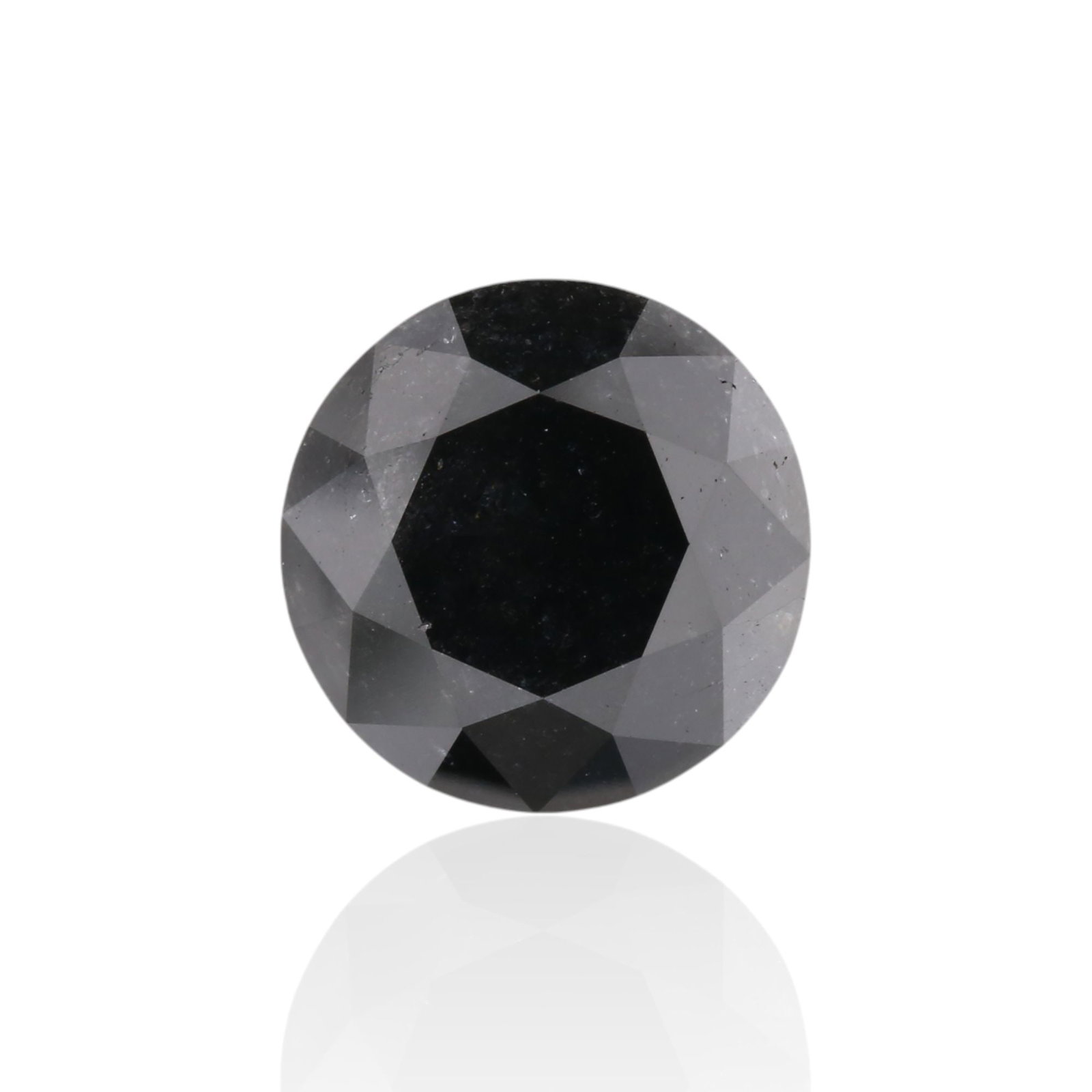 Loose Diamond - ROUND 3.33ct Fancy Black: Loose Diamond - ROUND 3.33ct Fancy Black Source: Natural Shape: ROUND Carats: 3.33 Color: Fancy Black Certification: IGI Video: