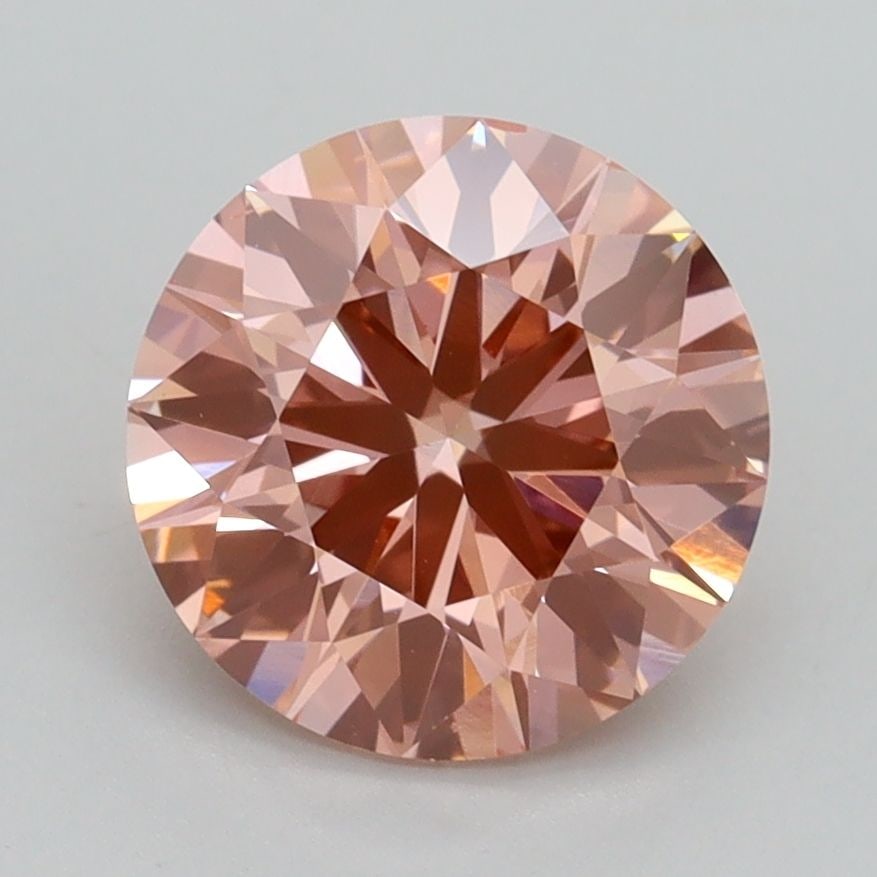 Loose Diamond - ROUND 2.33ct Fancy Intense Pink VS2: Loose Diamond - ROUND 2.33ct Fancy Intense Pink VS2 Source: This is a real non-mined Diamond that has been grown in a lab Shape: ROUND Carats: 2.33 Color: Fancy Intense Pink Certification: IGI Video: